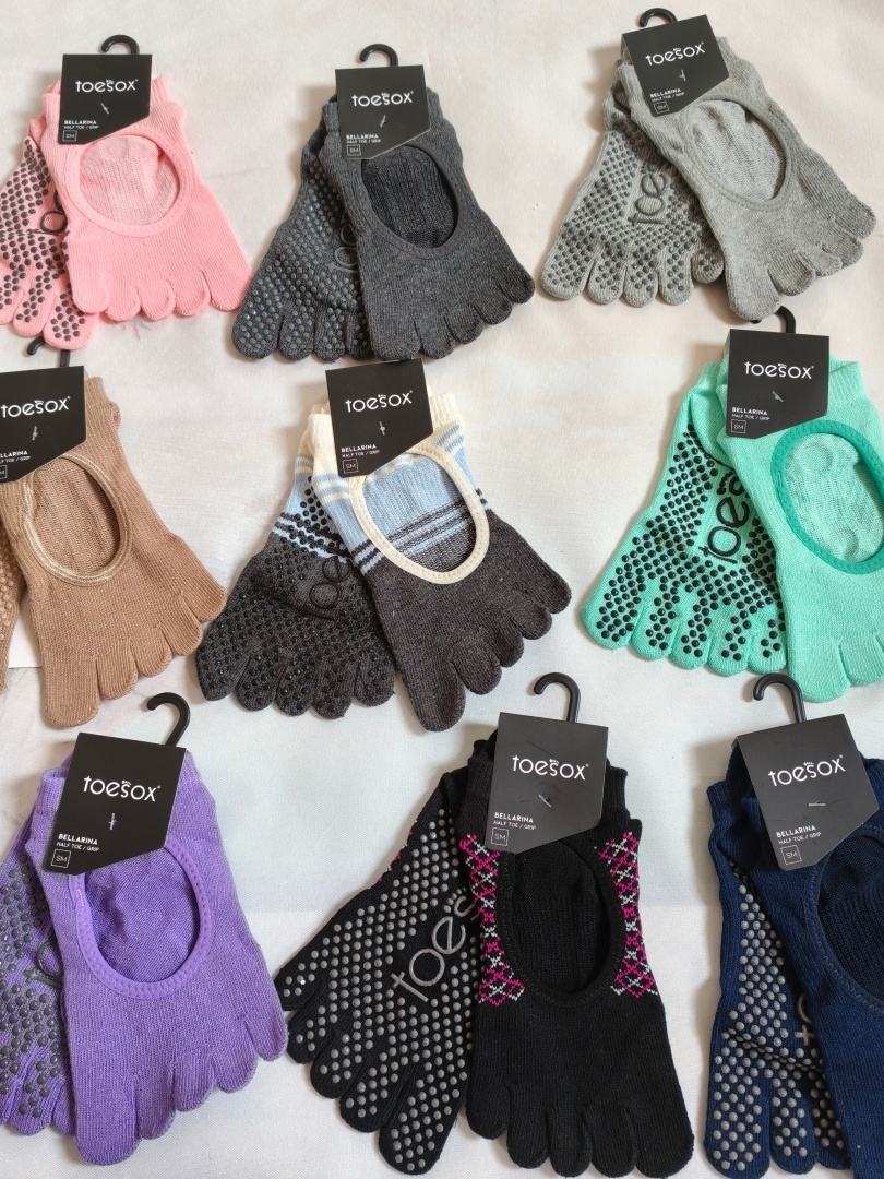 Medias Para Pilates Y Yoga - Toesox 요가 다섯 발가락 양말 남성용